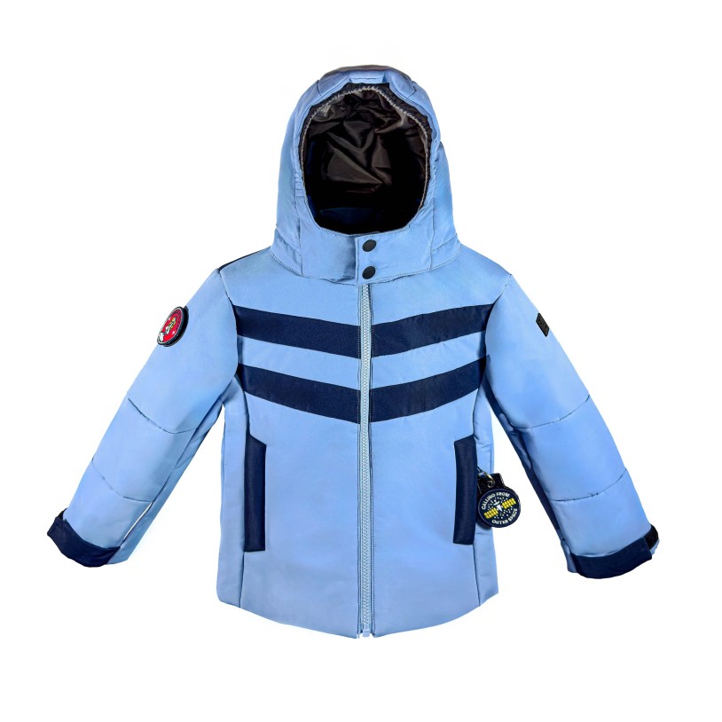 PinBina boys jacket dustblue-navyblue