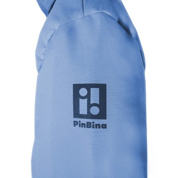 PinBina boys ecodown jacket dustblue-navyblue