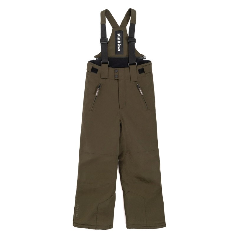 PinBina bpys ski pants khaki brown