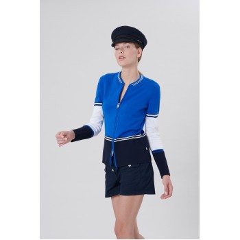 Womens blue cotton shorts