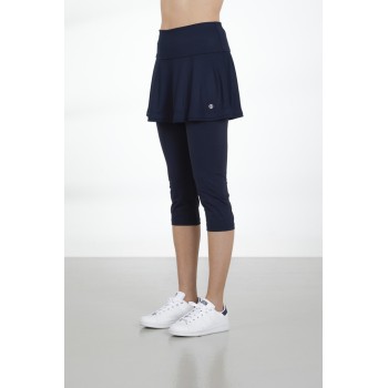 Womens capri oxford blue