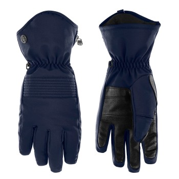 Womens ski gloves gothic blue